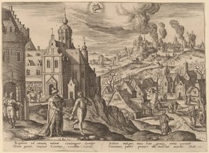 La Parábola del Reino de los Cielos de Adriaen Collaert after Hans Bol