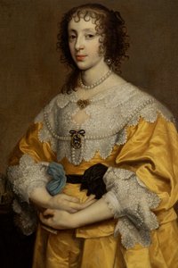 Enriqueta María, reina de Carlos I (1609-1680) de Adriaen Hanneman