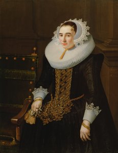 Retrato de una dama, se dice que es la Princesa Sohns de Adriaen Hanneman
