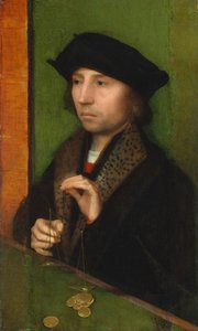 Hombre pesando oro, ca. 1515-20 de Adriaen Isenbrandt