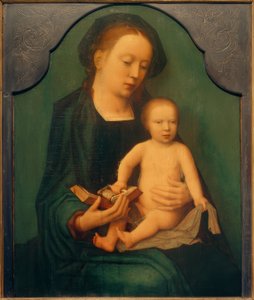 Virgen sentada con el Niño Jesús de Adriaen Isenbrandt