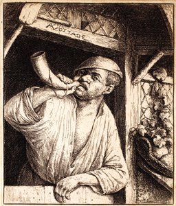 Panadero Tocando su Cuerno, c.1670