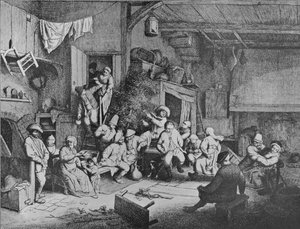 Baile en una taberna, 1652