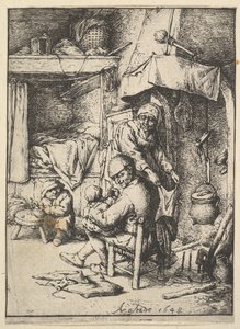 Padre alimentando a su hijo, 1610-85