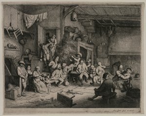 El baile en la posada de Adriaen Jansz. van Ostade