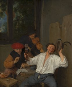 Los Bebedores Alegres de Adriaen Jansz. van Ostade