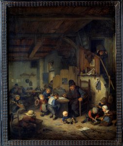 El maestro de escuela de Adriaen Jansz. van Ostade
