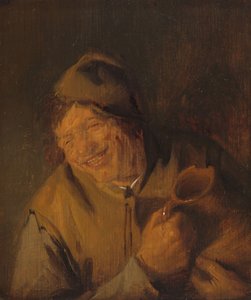 El campesino alegre de Adriaen Jansz. van Ostade