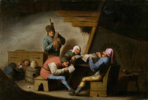 Los cantantes del pueblo de Adriaen Jansz. van Ostade