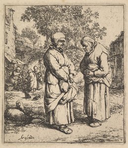 Dos chismosas de Adriaen Jansz. van Ostade