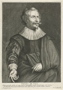 Portret van Paul de Vos de Adriaen Lommelin