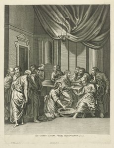 Lavatorio de pies de Pedro de Adriaen Lommelin