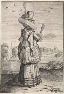 Vestimenta y modales de mujeres nobles y campesinas elegante dame bij hagedis Kleding en omgeving van Nederlandse adellijke dames en boerinnen (título de la serie) El comportamiento y la adoración de las Matronas Nobles y Oxidadas