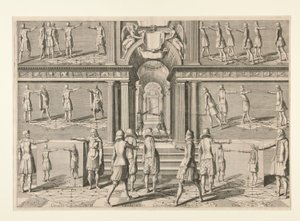 Cuatro placas de L de Adriaen Matham