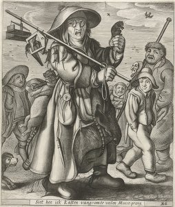 El cazador de ratones de Adriaen Matham