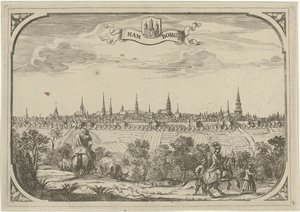 Vista de la ciudad de Hamburgo