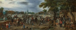 Los príncipes Mauricio y Federico Enrique en la Feria del Caballo de Valkenburg
Los príncipes Mauricio y Federico Hendrik en la Feria del Caballo de Valkenburg de Adriaen Pietersz van de Venne