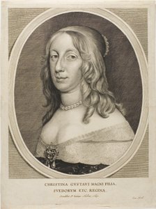 Reina Cristina de Suecia de Adriaen Pietersz. van de Venne