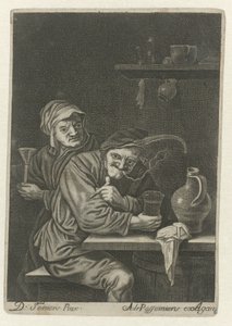 Granjero fumador en posada de Adriaen Possemiers