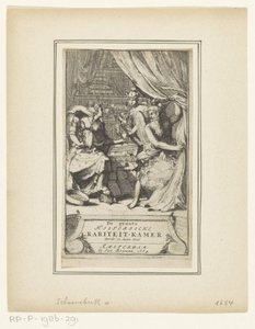 Representación alegórica con el Padre Tiempo, Mercurio y la Sabiduría
La gran sala de curiosidades históricas Tercer y último volumen (título en el objeto)
Portada de: Simon de Vries, D