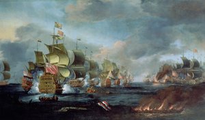 La batalla de Lowestoft, 3 de junio de 1665