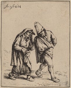 Pareja Caminando de Adriaen van Ostade