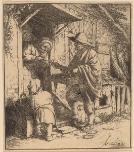 Vendedor de gafas de Adriaen van Ostade
