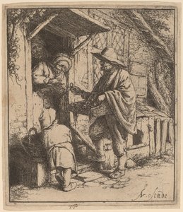 Vendedor de gafas de Adriaen van Ostade