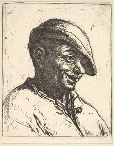 Campesino riendo de Adriaen van Ostade