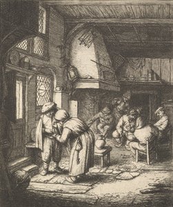 Campesino pagando su cuenta, 1610-85