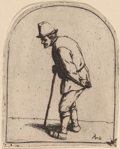 Campesino con la espalda torcida de Adriaen van Ostade