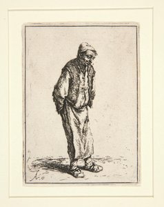 Campesino con las manos a la espalda de Adriaen van Ostade