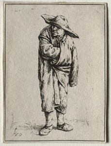 Campesino con la Mano en su Capa de Adriaen van Ostade