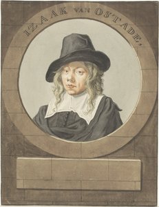 Retrato de Isaak van Ostade de Adriaen van Ostade