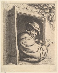 Fumador junto a la ventana de Adriaen van Ostade