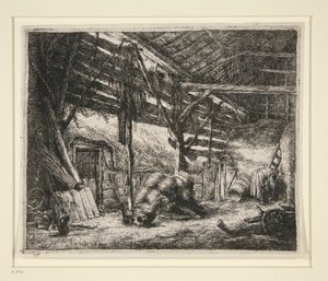 El granero de Adriaen van Ostade