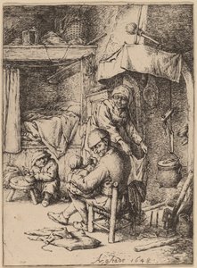 El padre de familia de Adriaen van Ostade