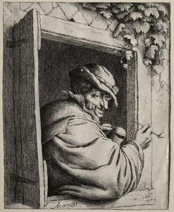 El Fumador en la Ventana de Adriaen van Ostade