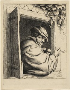 El Fumador en la Ventana de Adriaen van Ostade