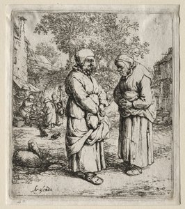Las Dos Chismosas de Adriaen van Ostade