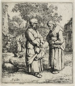 Las Dos Chismosas de Adriaen van Ostade