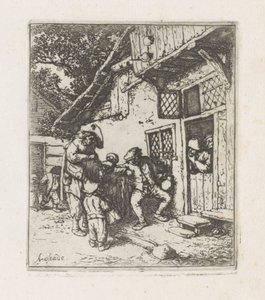 Dos músicos para una casa de Adriaen van Ostade