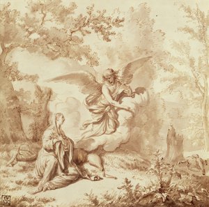 Agar en el desierto de Adriaen van de Velde