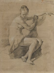 Desnudo femenino sentado, c.1660-70