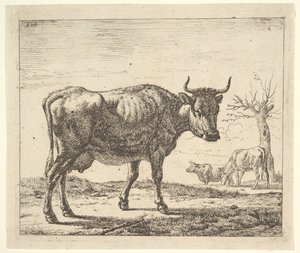 Tres vacas, de Animales diferentes de Adriaen van de Velde