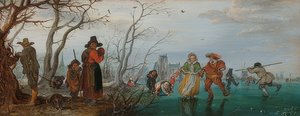 Invierno. 1625 de Adriaen van de Venne