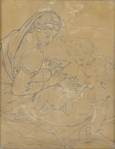La Virgen con el Niño y San Juan de Adriaen van der Werff