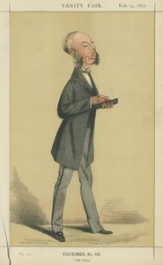 The Honourable George Glyn (litografía en color) de Adriano Cecioni