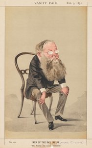 Vanity Fair: Hombres del Día, No. 39 El novelista que inventó la sensación, 1872 de Adriano Cecioni
