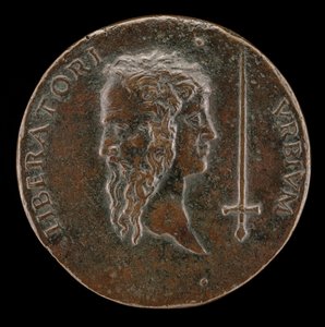 Cabeza janiforme [reverso], 1495-1496 de Adriano Fiorentino